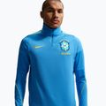 Felpa da calcio da uomo Nike Brazil Strike light photo blue/light menta/midwest gold 4