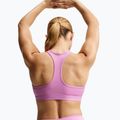 Biustonosz treningowy Nike Swoosh Medium Support light magenta/white 3