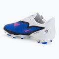 Scarpe da calcio uomo Nike Phantom 6 Low Academy EasyOn FG/MG racer blue/white/pink blast 3