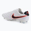 Scarpe da calcio uomo Nike Tiempo Ligera Pro FG white/bright crimson/black 3