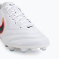 Scarpe da calcio uomo Nike Tiempo Ligera Pro FG white/bright crimson/black 7