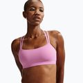 Reggiseno sportivo Nike Zenvy Strappy Light-Support light magenta/white