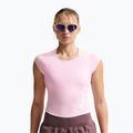 Maglia da running donna Nike Swoosh Run Dri-Fit pink foam/photon dust/white