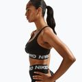 Reggiseno sportivo Nike Pro Light Support Non Padded black/white/metallic silver 4