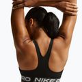 Reggiseno sportivo Nike Pro Light Support Non Padded black/white/metallic silver 5