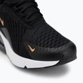 Scarpe da bambino Nike Air Max 270 black/laser orange/metallic copper 7
