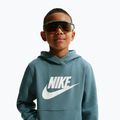Felpa bambino Nike Club Fleece Hoodie mineral slate/white
