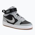 Scarpe per bambini Nike Court Borough Mid 2 black/white/gum med brown/light smoke grey