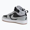 Scarpe per bambini Nike Court Borough Mid 2 black/white/gum med brown/light smoke grey 3