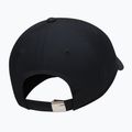 Cappellino con visiera Nike Dri-Fit Club Unstructured Metal Swoosh 2026 black/metallic silver 2