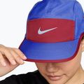 Cappellino con visiera Nike Dri-Fit Fly sapphire/team crimson/hydrogen blue 4