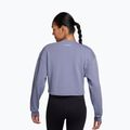 Felpa da allenamento donna Nike Pro Dri-Fit Crew Neck iron purple/metallic silver/white 2