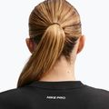 Felpa da allenamento donna Nike Pro Dri-Fit Crew Neck black/metallic silver/white 4