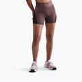 Shorts da donna Nike Pro Sculpt High Waisted 5" Biker tattoo/burgundy crush/white