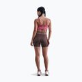Shorts da donna Nike Pro Sculpt High Waisted 5" Biker tattoo/burgundy crush/white 3