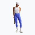 Leggings donna Nike One Seamless Front High-Waisted sapphire/white 2