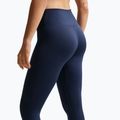 Legginsy damskie Nike One Seamless Front High-Waisted midnight navy/white 4