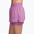 Pantaloncini da donna Nike One Dri-Fit High-Waisted 3" 2In1 light magenta/white 3