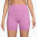 Pantaloncini da donna Nike One High-Waisted Biker 5" light magenta/white