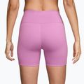 Pantaloncini da donna Nike One High-Waisted Biker 5" light magenta/white 2