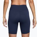 Pantaloncini da donna Nike One High-Waisted Biker 8" midnight navy/white 2