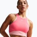 Reggiseno sportivo Nike One Medium Support Sea coral/bleached coral/white 5