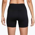 Shorts donna Nike One High-Waisted Biker 5" black/white 2