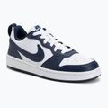 Scarpe da bambino Nike Court Borough Low Next Bloom white/white/midnight navy