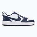 Scarpe da bambino Nike Court Borough Low Next Bloom white/white/midnight navy 2