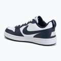 Scarpe da bambino Nike Court Borough Low Next Bloom white/white/midnight navy 3
