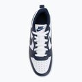 Scarpe da bambino Nike Court Borough Low Next Bloom white/white/midnight navy 5