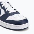 Scarpe da bambino Nike Court Borough Low Next Bloom white/white/midnight navy 7