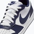 Scarpe da bambino Nike Court Borough Low Next Bloom white/white/midnight navy 8