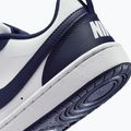Scarpe da bambino Nike Court Borough Low Next Bloom white/white/midnight navy 9