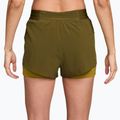 Pantaloncini da running donna Nike Swift Mid-Rise 2in1 Olive Flak/Peat Moss 2