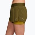 Pantaloncini da running donna Nike Swift Mid-Rise 2in1 Olive Flak/Peat Moss 3