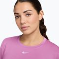 Maglia a maniche lunghe da allenamento Nike One Classic Dri-Fit light magenta/white 3