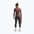 Felpa da allenamento da donna Nike One Fitted Dri-Fit Full-Zip burgundy tattoo/white 3