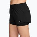 Spodenki do biegania damskie Nike One Dri-FIT 2IN1 black/white 3