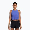 Canotta running donna Nike AeroSwift Dri-Fit ADV Cropped Tank Top off sapphire/black