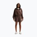 Felpa donna Nike Phoenix Full-Zip Hoodie light chocolate 2