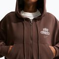 Felpa donna Nike Phoenix Full-Zip Hoodie light chocolate 4