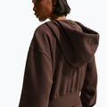 Felpa donna Nike Phoenix Full-Zip Hoodie light chocolate 5