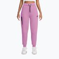 Pantaloni da donna Nike Sportswear Tech Fleece Mid-Rise light magenta/black