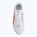 Scarpe da running uomo Nike Downshifter 14 white/summit white/bright crimson/black 5