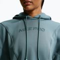 Felpa da allenamento da donna Nike Pro Therma-Fit Hoodie mineral slate/white 5