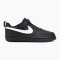 Scarpe per bambini Nike Court Borough Low Recraft black/black/white 2