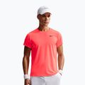 Maglietta da tennis da uomo Nike Court Dri-Fit Victory hot lava/black