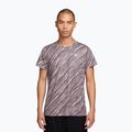 Maglietta da tennis da uomo Nike Court Dri-Fit Victory Print platinum violet/white