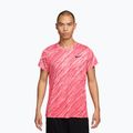 Maglietta da tennis da uomo Nike Court Dri-Fit Victory Print pink foam/black